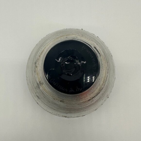 Art Glass Bowl Hand Blown Brehat France Signed Smoke Gray Silver Artsian Made - Picture 6 of 10